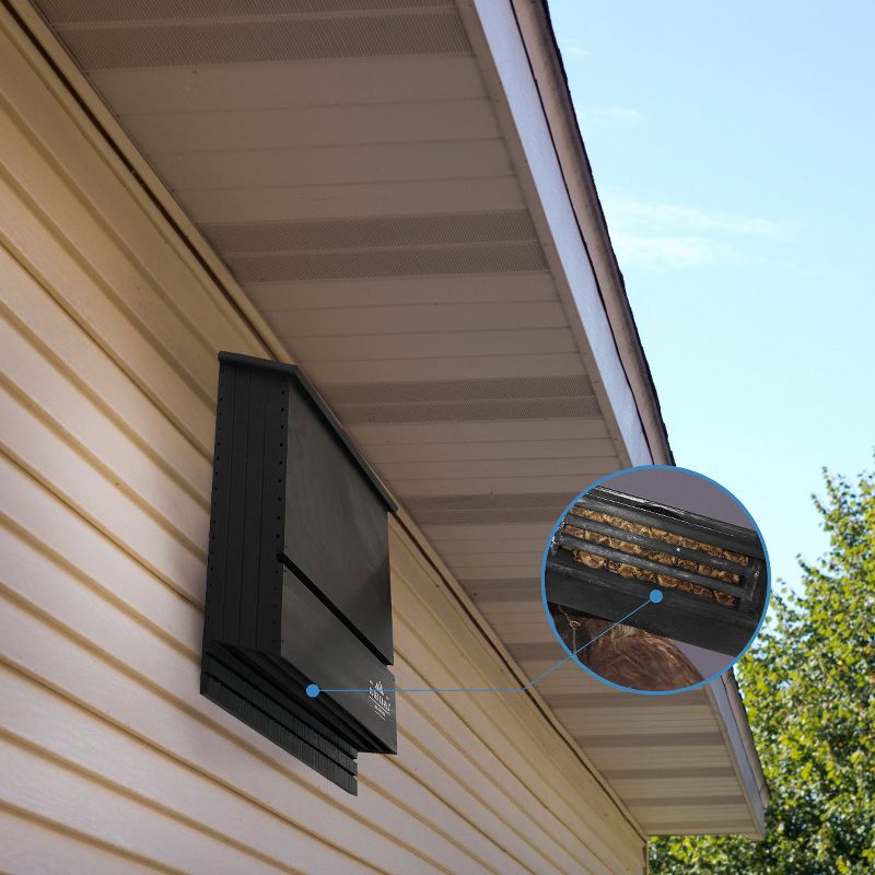 13.5" Classic II Antique Copper Birdbath w/ Rail Mount Bracket - Achla Designs