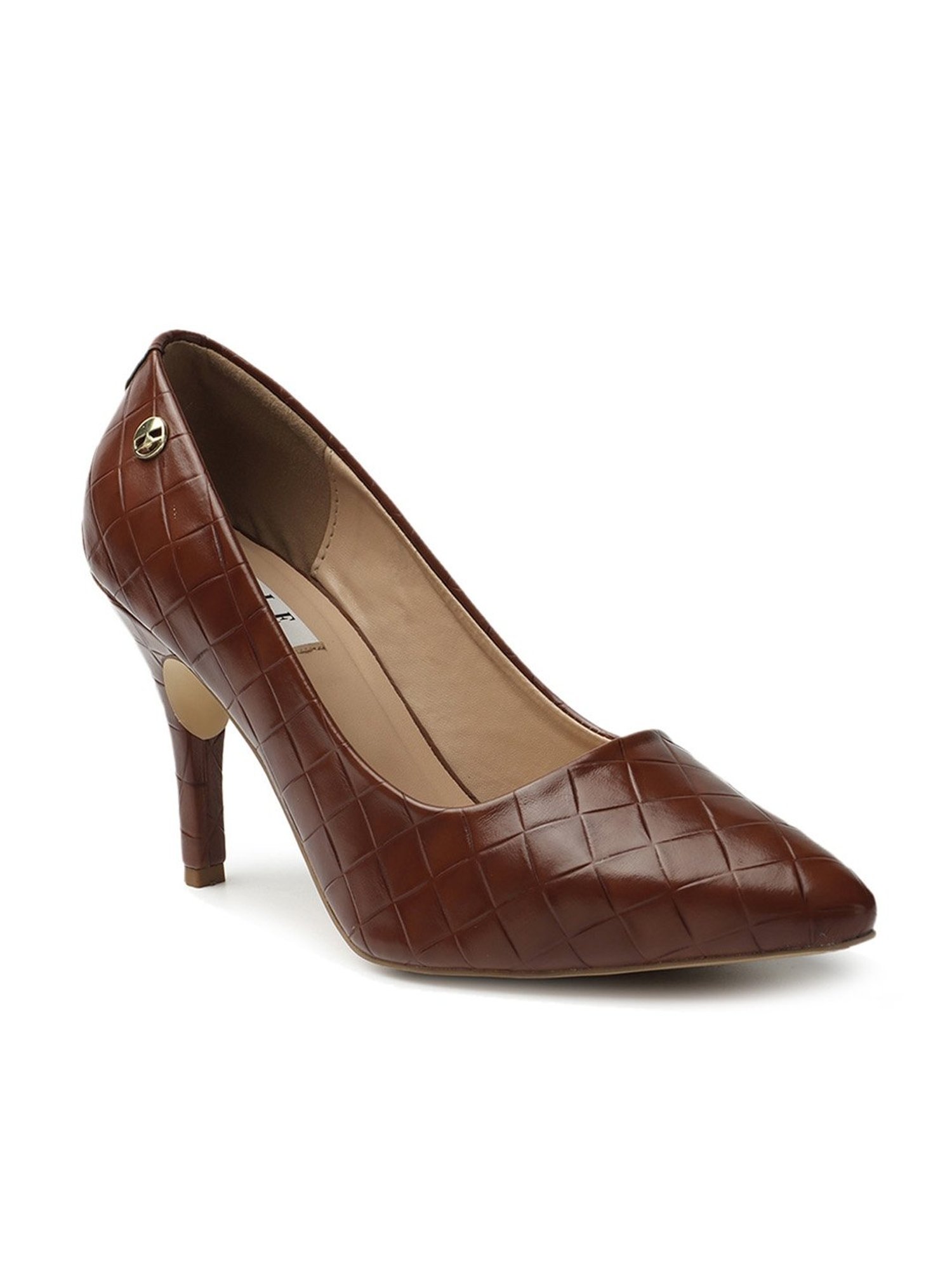 Elle Women's Brown Stiletto Pumps