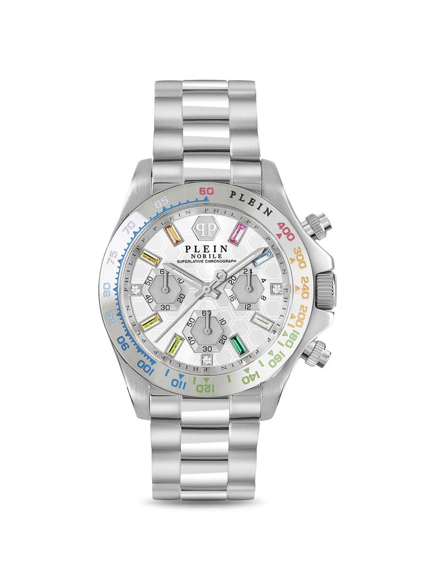 PHILIPP PLEIN Nobile Lady Women Silver Round Dial Analog Watch - PWSBA0123