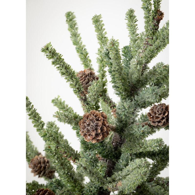 Sullivans 2'10" Snow Pine Artificial Tree 34"H Green