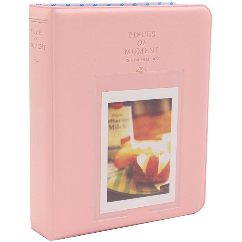 Pockets Instax Mini Photo Album for FujiFujifilm Film 7s 8 8+ 9 25 26 50s 70 90 SP 1 Instant Camera Polaroid Z2300 Pic300P Name Card Picture Accessories Wedding Photos 1 Pink