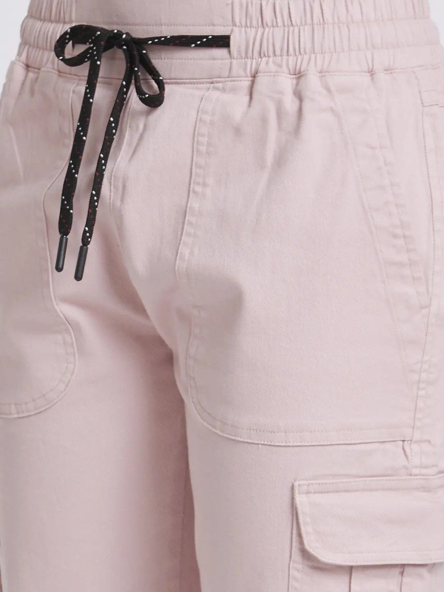 Spykar Pink Regular Fit Trackpants