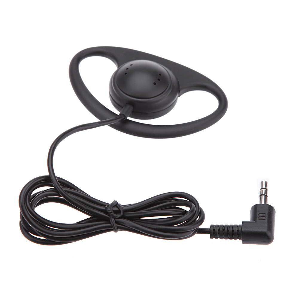 Single Side Headset Headphone Dual Channel Earphone 3.5mm Plug for Laptop PC Skype VoIP ICQ