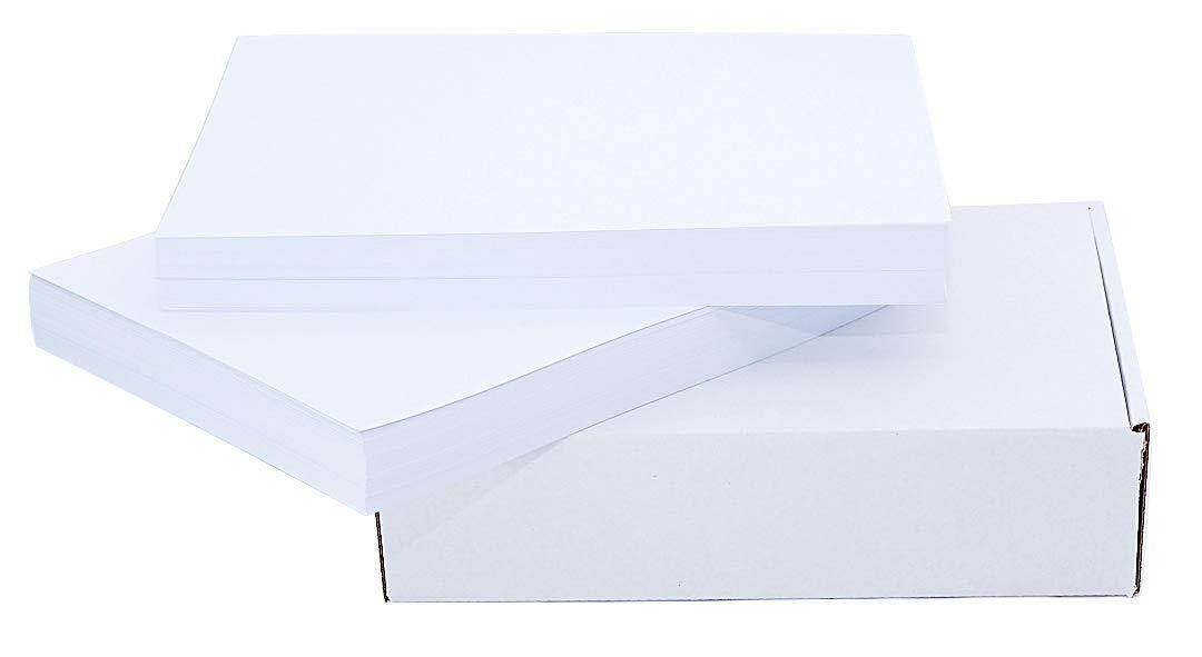 White Cardstock Paper 8.5" x 11" (200 Sheets) 80lb Cover, 220gsm, Blank