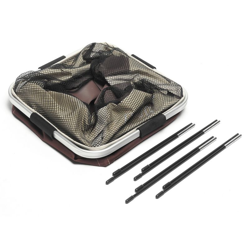 Whitmor Easycare Square Laundry Hamper Java