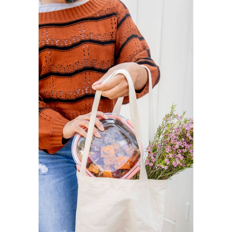 Ello 5 Cup Stainless Steel Lunch Bowl - Peach