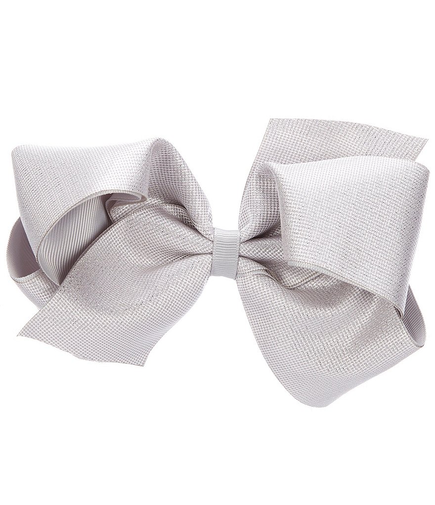 Edgehill Collection Little Girls Sparkle Satin Bow Wrap Headband