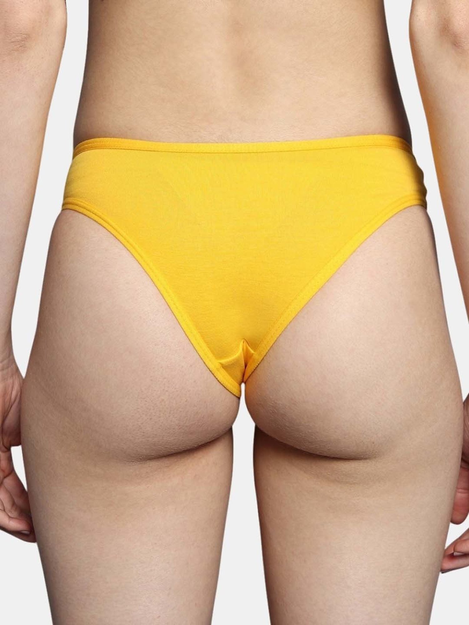 Bleeding Heart Mustard Plain Panty