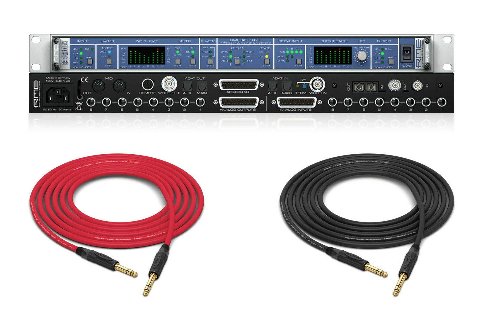 RME ADI-8 QS | 8 Ch. 24 Bit/192 kHz Remote Controllable AD/DA Converter | PALA