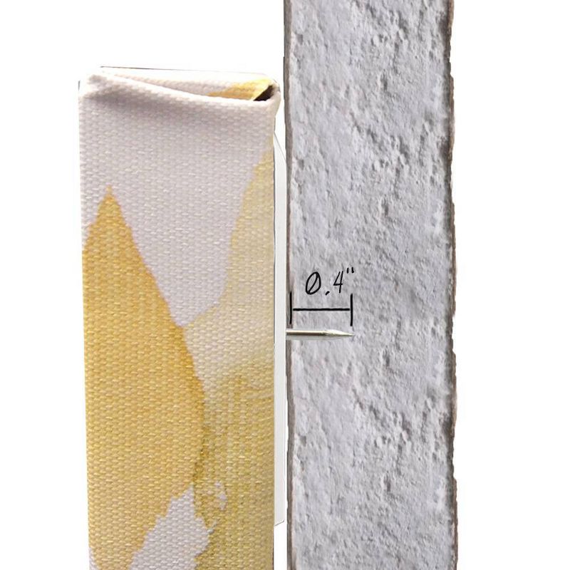 Under the Roof Decorating 20lb Place&Push Canvas Hangers Clear