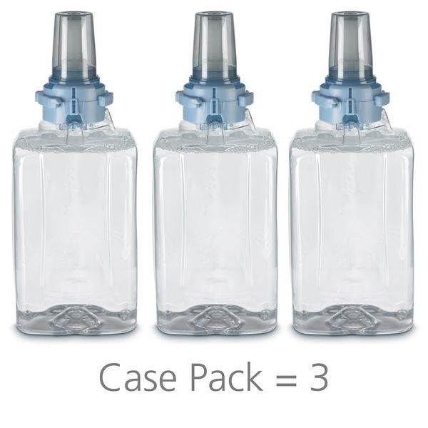 Purell 880403CT Instant Hand Sanitizer Refill, 1200mL, FragranceFree, 3/Carton, 1 Carton