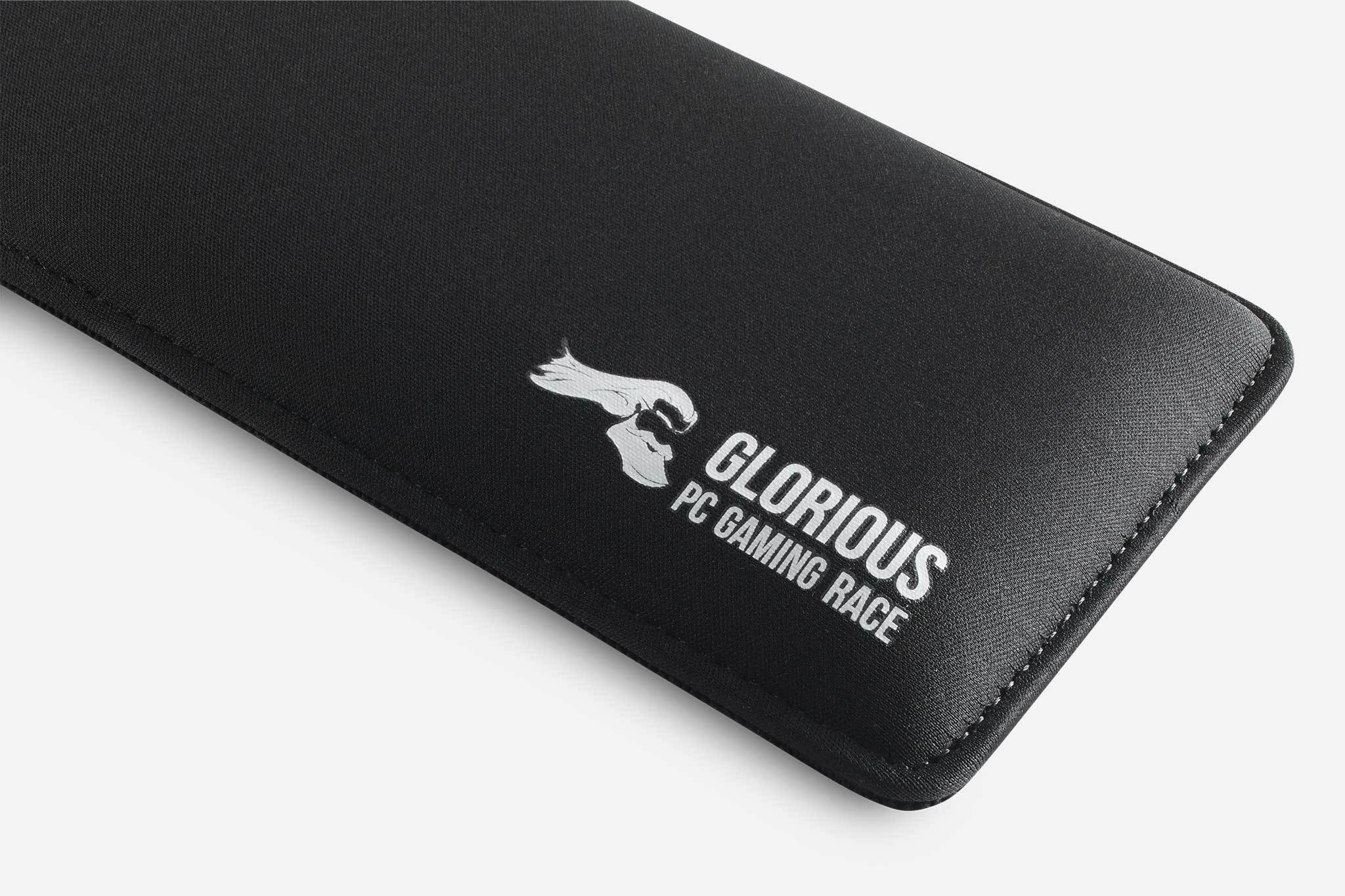 Glorious Gaming SLIM Wrist Pad/Rest - COMPACT SIZE Mechanical Keyboards,Stitched Edges,Ergonomic | 12x4 inches/13mm Thick (GSW-75)
