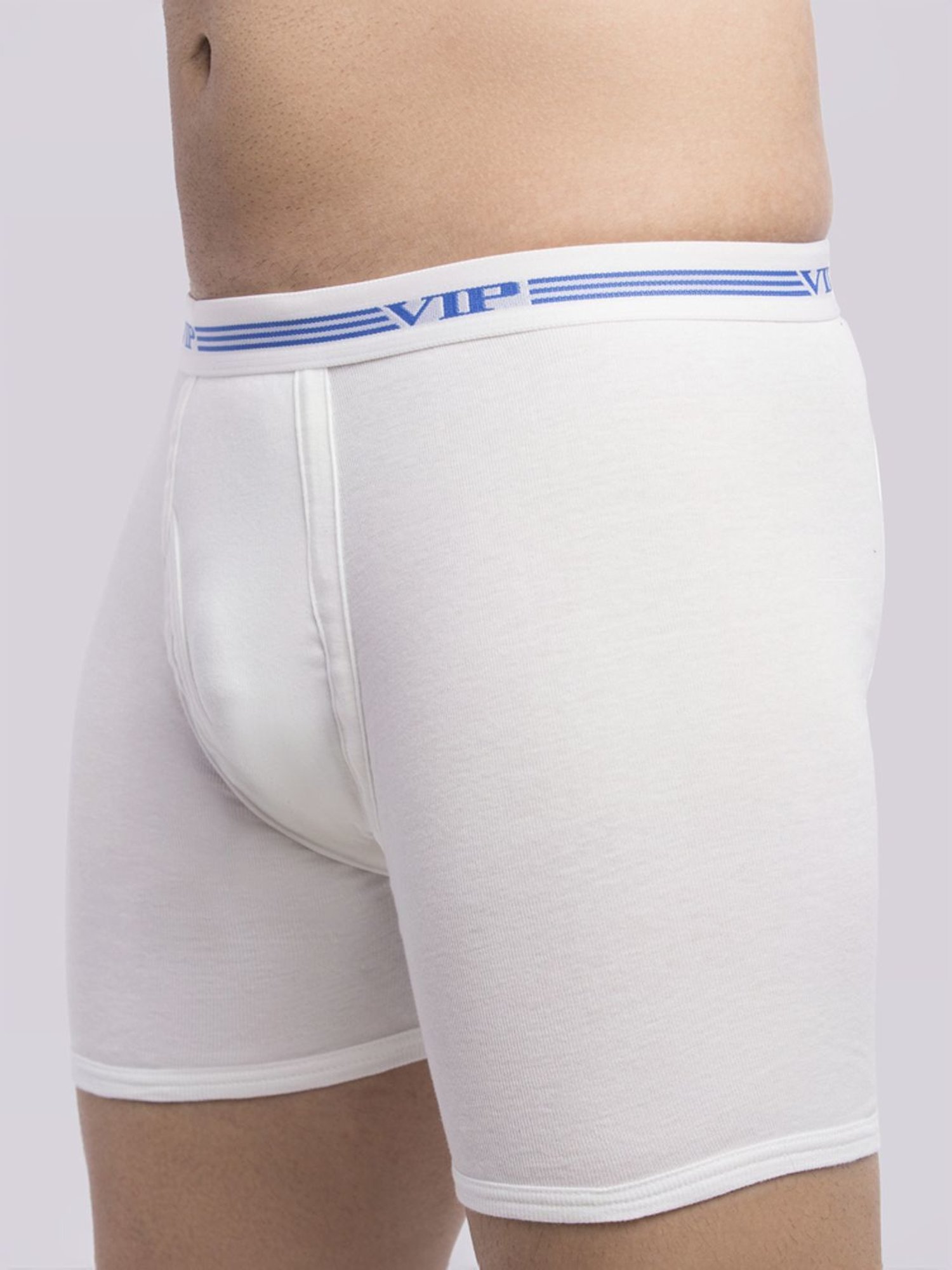 Vip White  Skinny Fit Trunks - Pack Of 3