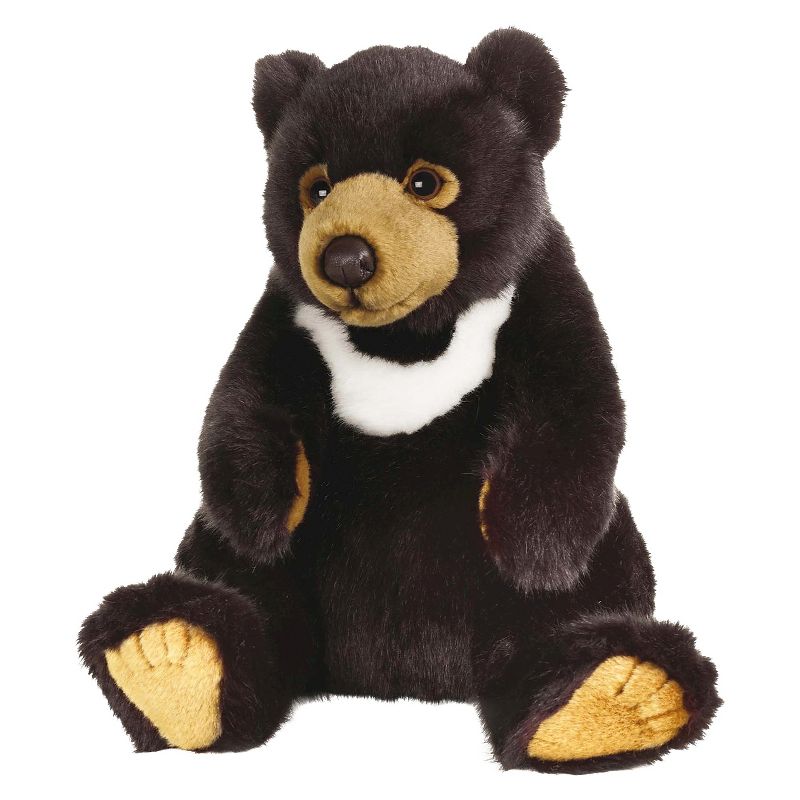 Lelly National Geographic Black Bear Plush Toy