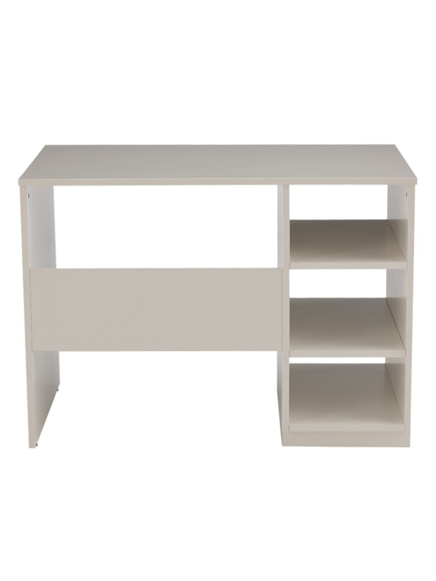 Pure Delrick Writing Table in Matte Frosty White Finish