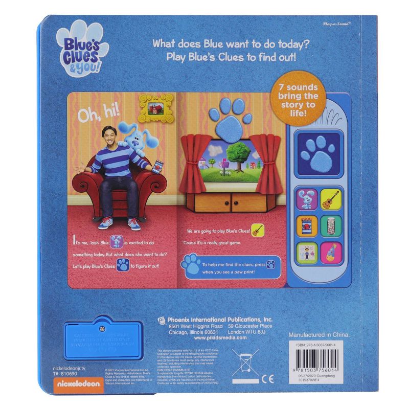 Blue's Clues & You Play Day with Blue Little Sound (Board Book)