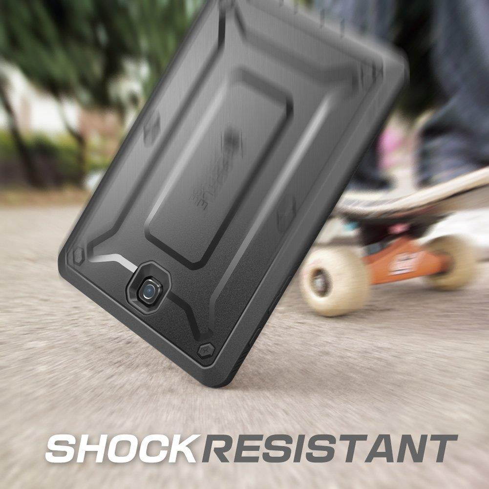 Galaxy Tab S2 9.7 Case, SUPCASE [Heavy Duty] Case for Samsung Galaxy Tab S2 9.7 Tablet [Unicorn Beetle PRO Series] Rugged Hybrid Protective Cover w/ Builtin Screen Protector Bumper (Black/Black)