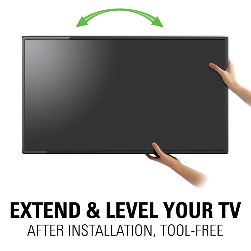 Sanus VLF613-B1 Super Slim Full Motion TV Mount for 40" - 80" TV