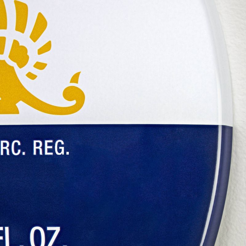 Corona Extra Dome Shaped Metal Sign Wall Decor White/Dark Blue - Crystal Art Gallery