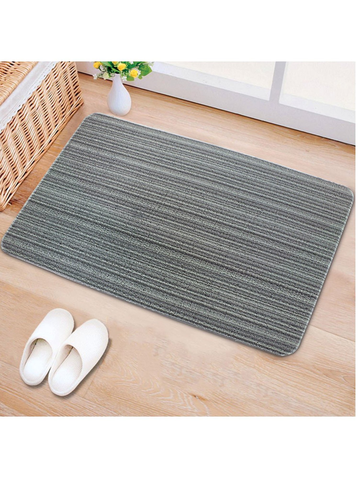 Freelance Grey PVC Set of 1 Door Mats