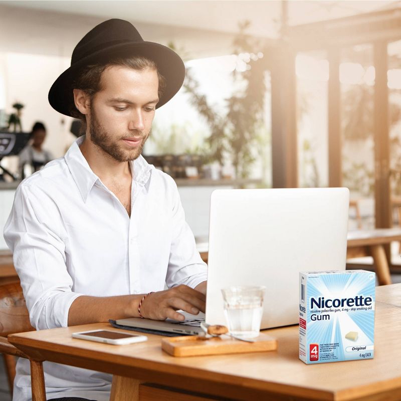 Nicorette 4mg Stop Smoking Aid Gum - Original - 170ct