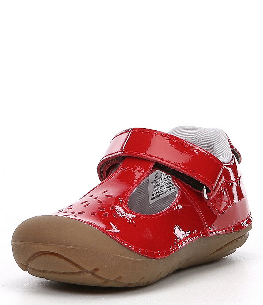 Stride Rite Girls' Amalie Soft Motion T-Strap Sandals (Infant)