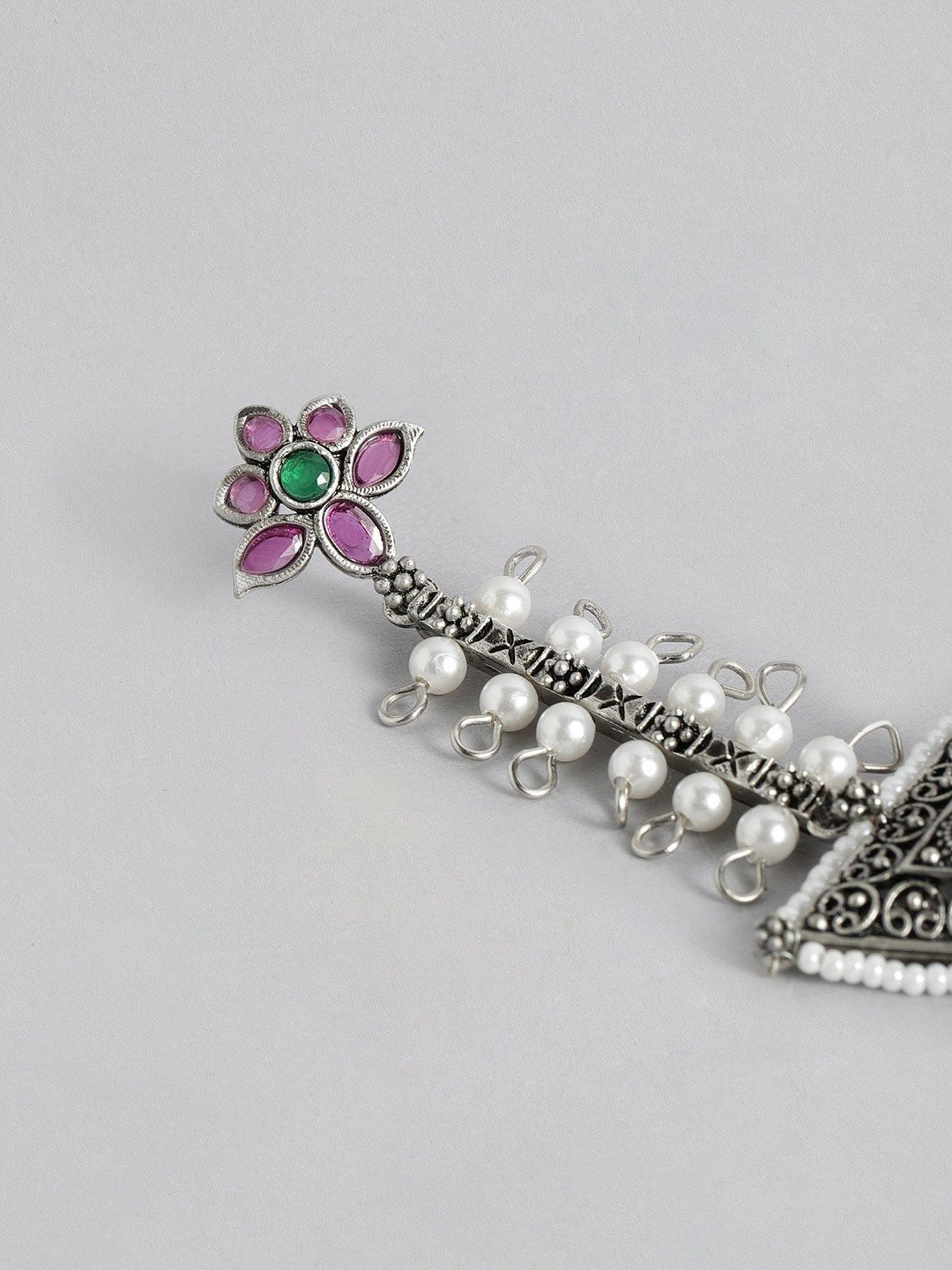 Abdesigns Graceful High Quality German Silver Earrings