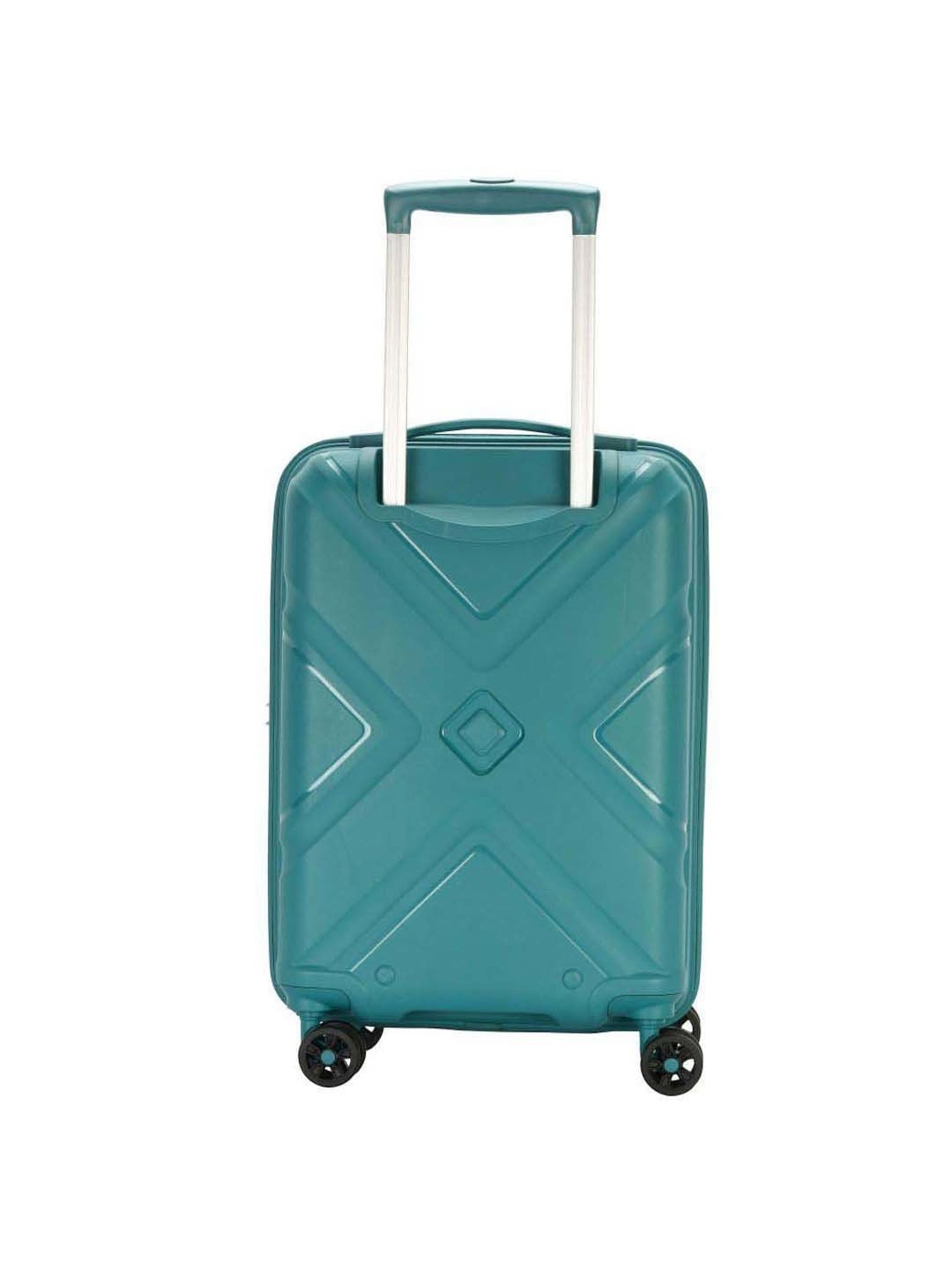 American Tourister Green Textured Hard Cabin Trolley - 37 cm