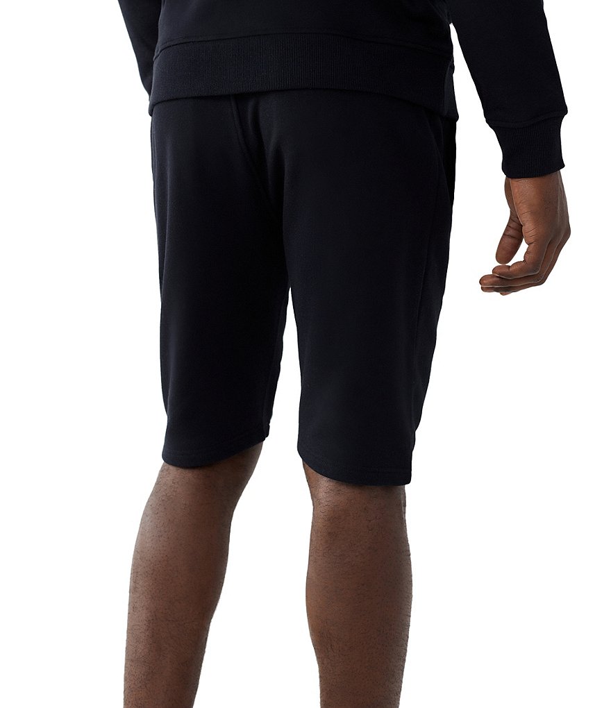 True Religion Elastic-Waist Arched Logo Graphic 11#double; Inseam Knit Shorts