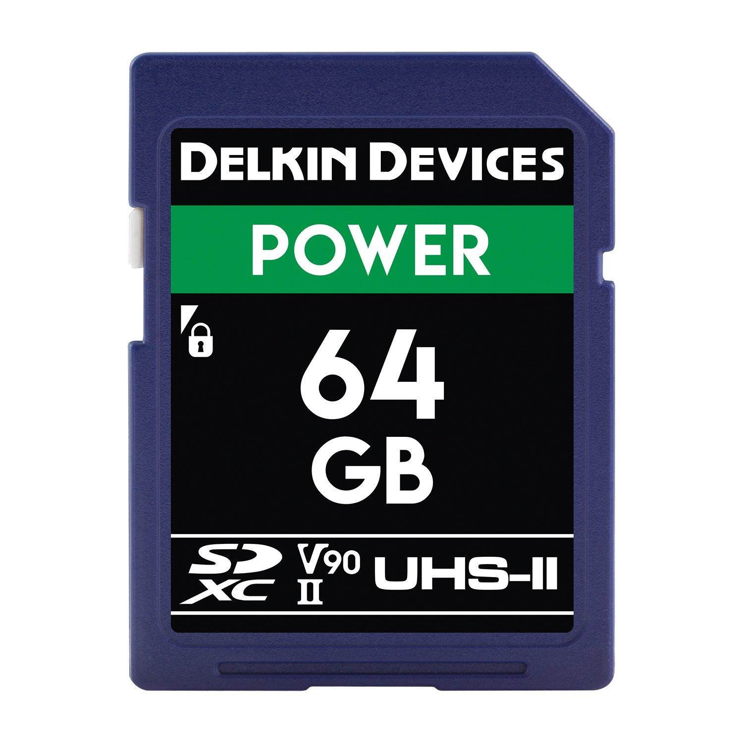 Delkin DDSDG2000128 Devices 128GB Power SDXC UHS-II (U3/V90) Memory Card