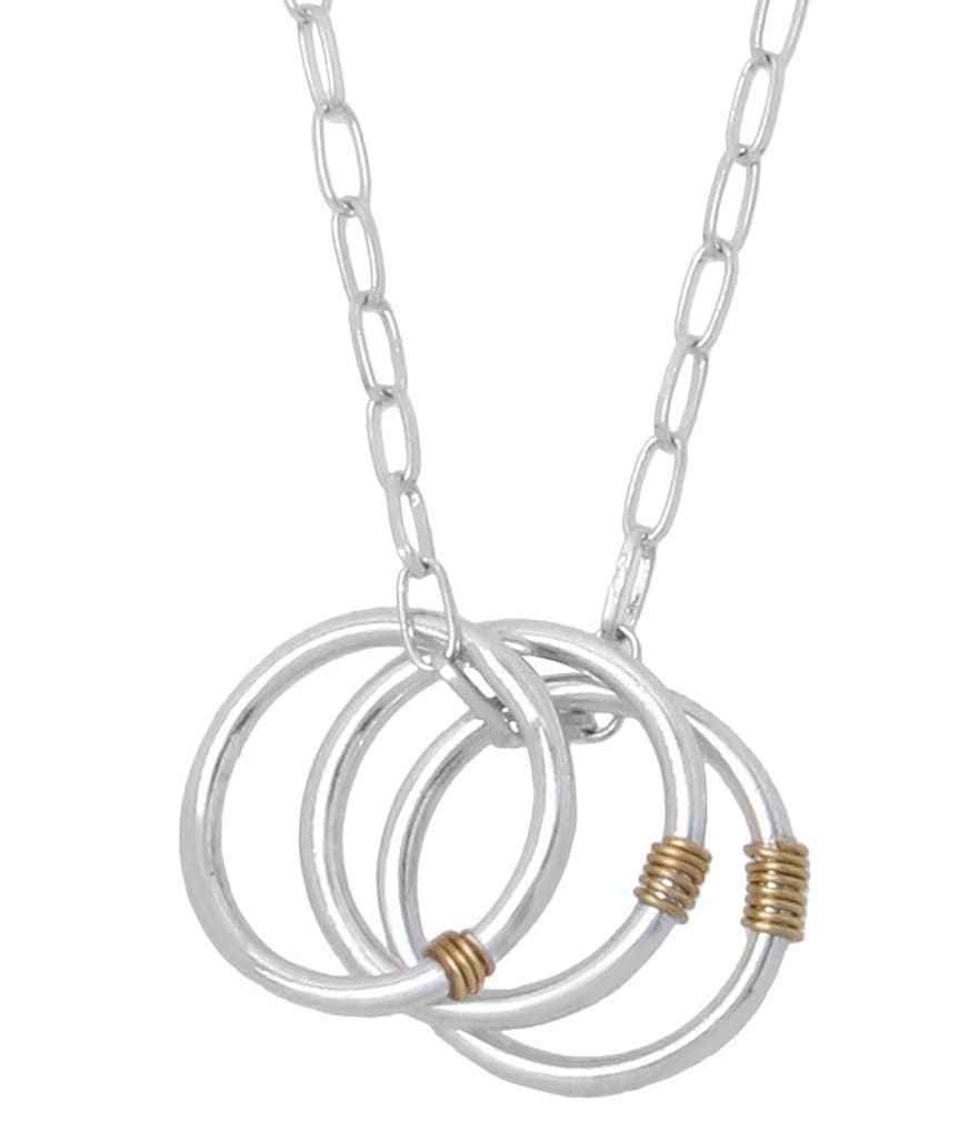 Robert Lee Morris Soho Wire Wrap Rings Pendant Necklace