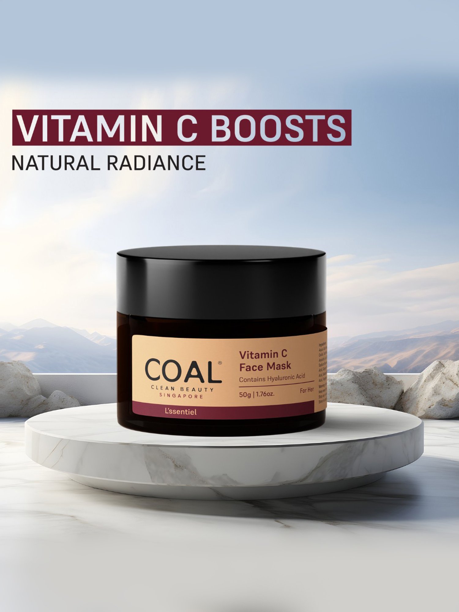 COAL Clean Beauty Vitamin C Face Mask - 50 gm