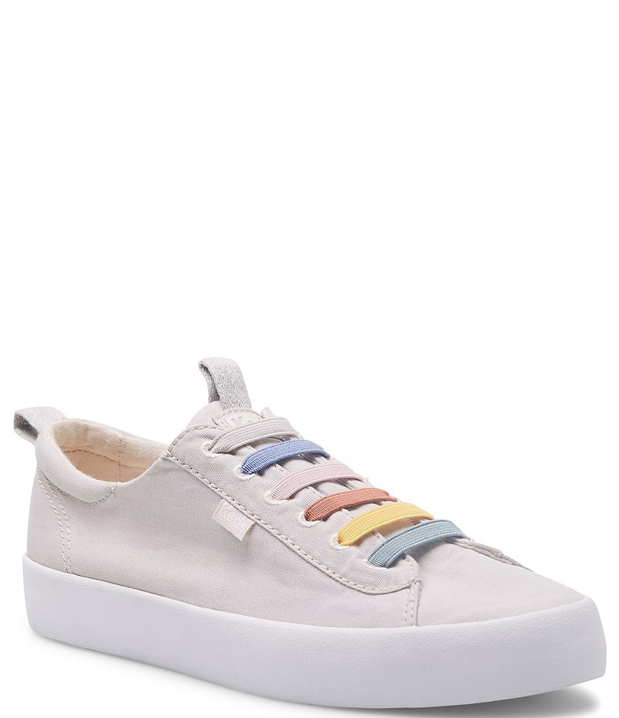 Keds Kickback Organic Rainbow Lace Slip-On Sneakers