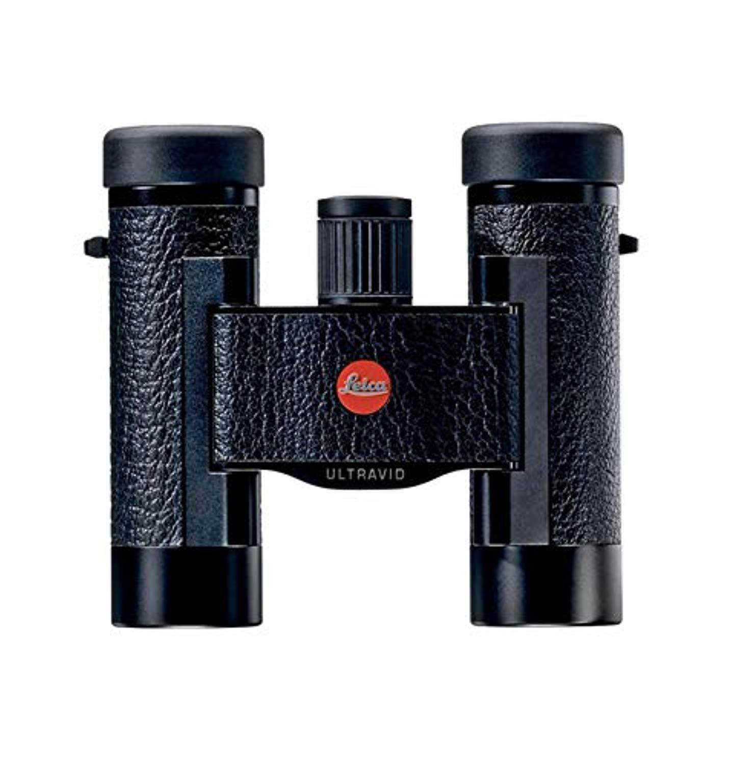 Leica 8x20 Ultravid Blackline Binocular (Black with Black Leather)