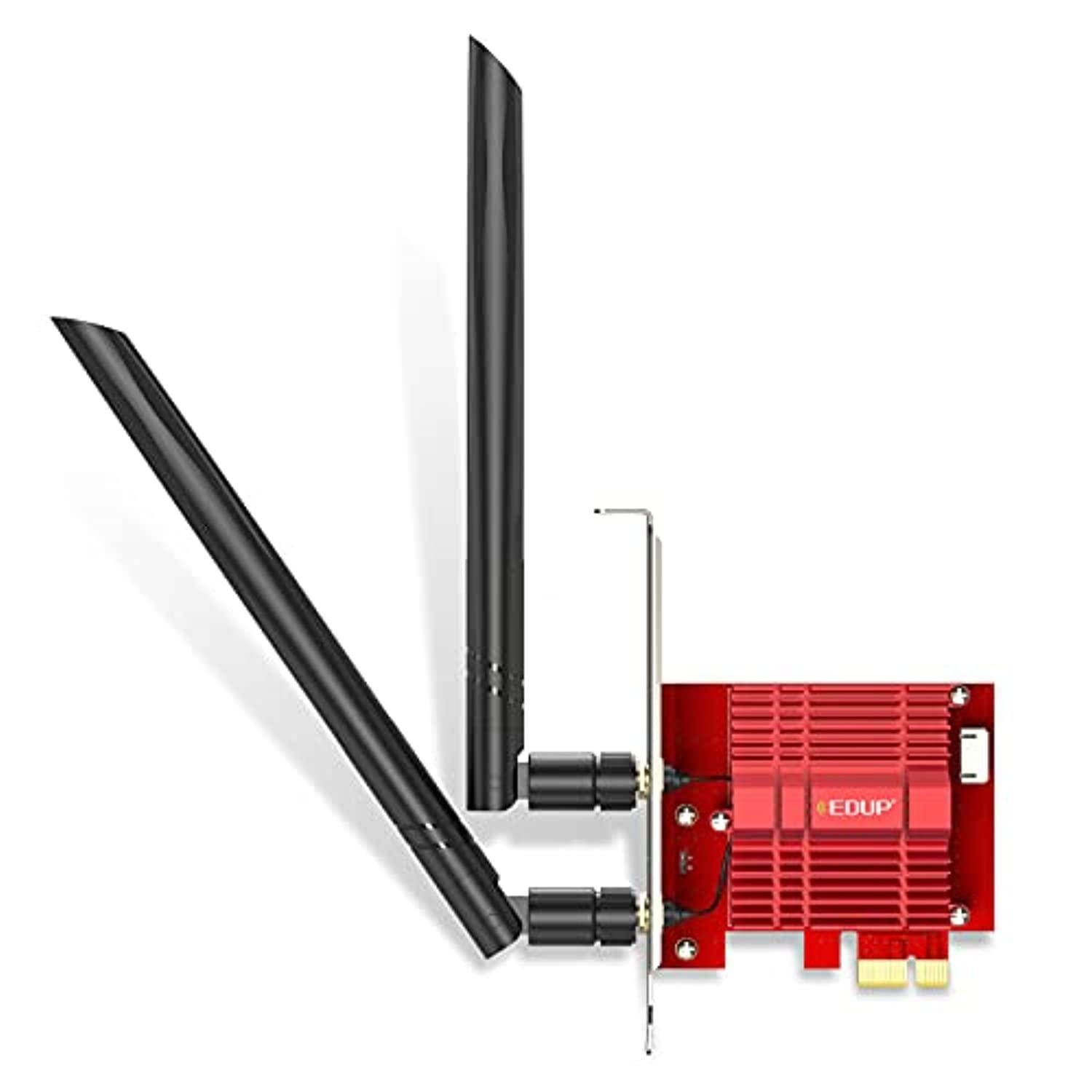 wise tiger wifi 6 card ax 3000mbps pcie network card ax200 2.4ghz/5.8ghz with bluetooth 5.1 & heat sink wireless pci express wi-fi adapters dual band antenna for windows 10 64-bit