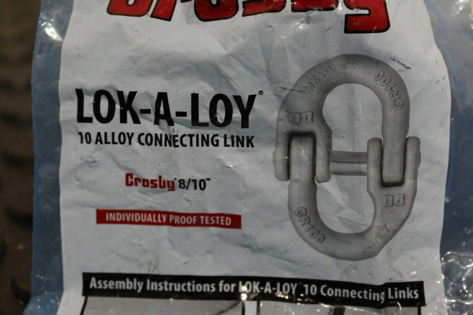 *NEW* Crosby A-1337 LOK-A-LOY 10 Alloy Connecting Link 3/8" 1015122 SHIPS FREE