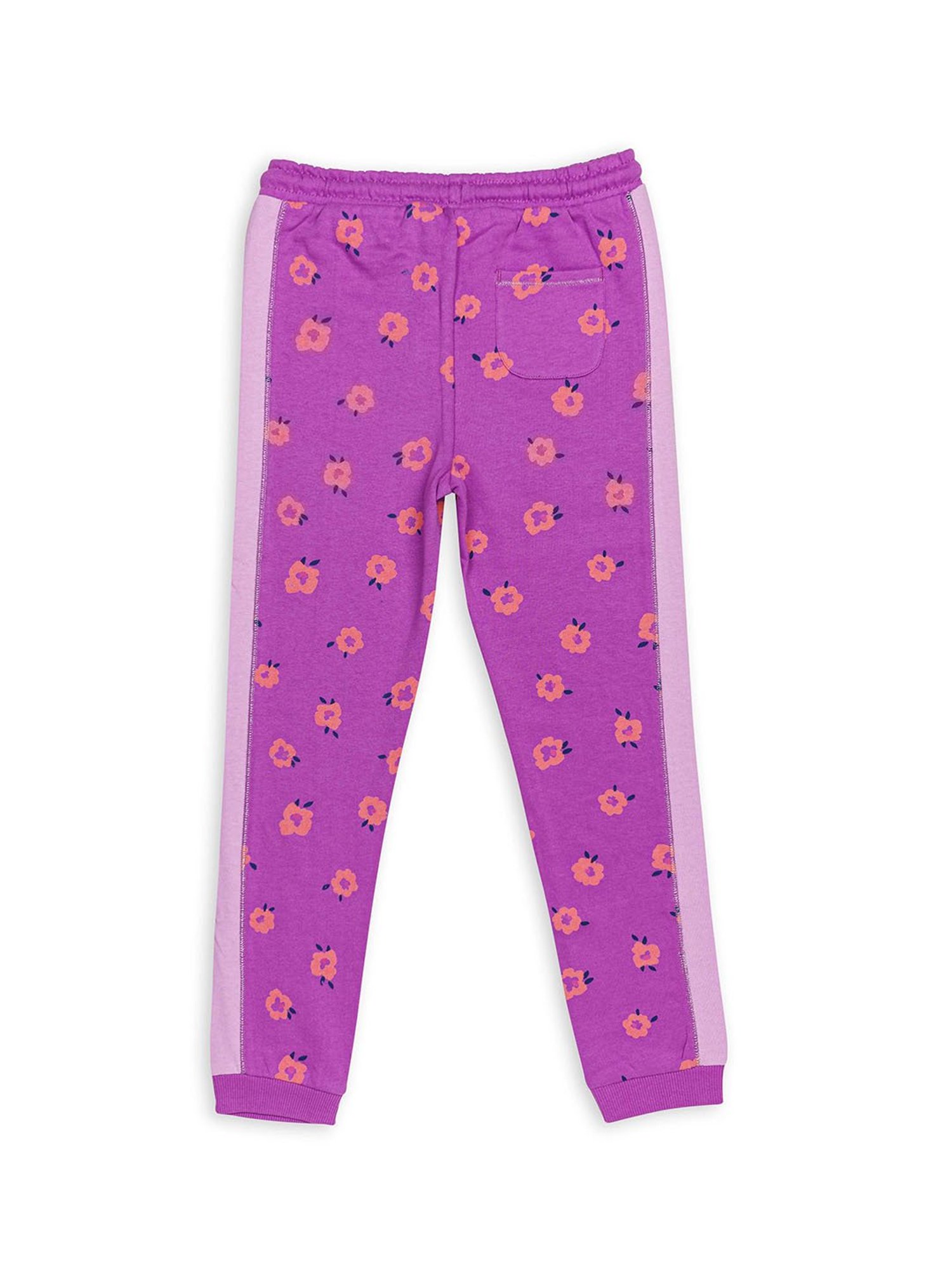 H by Hamleys Girls Purple Printed Joggers
