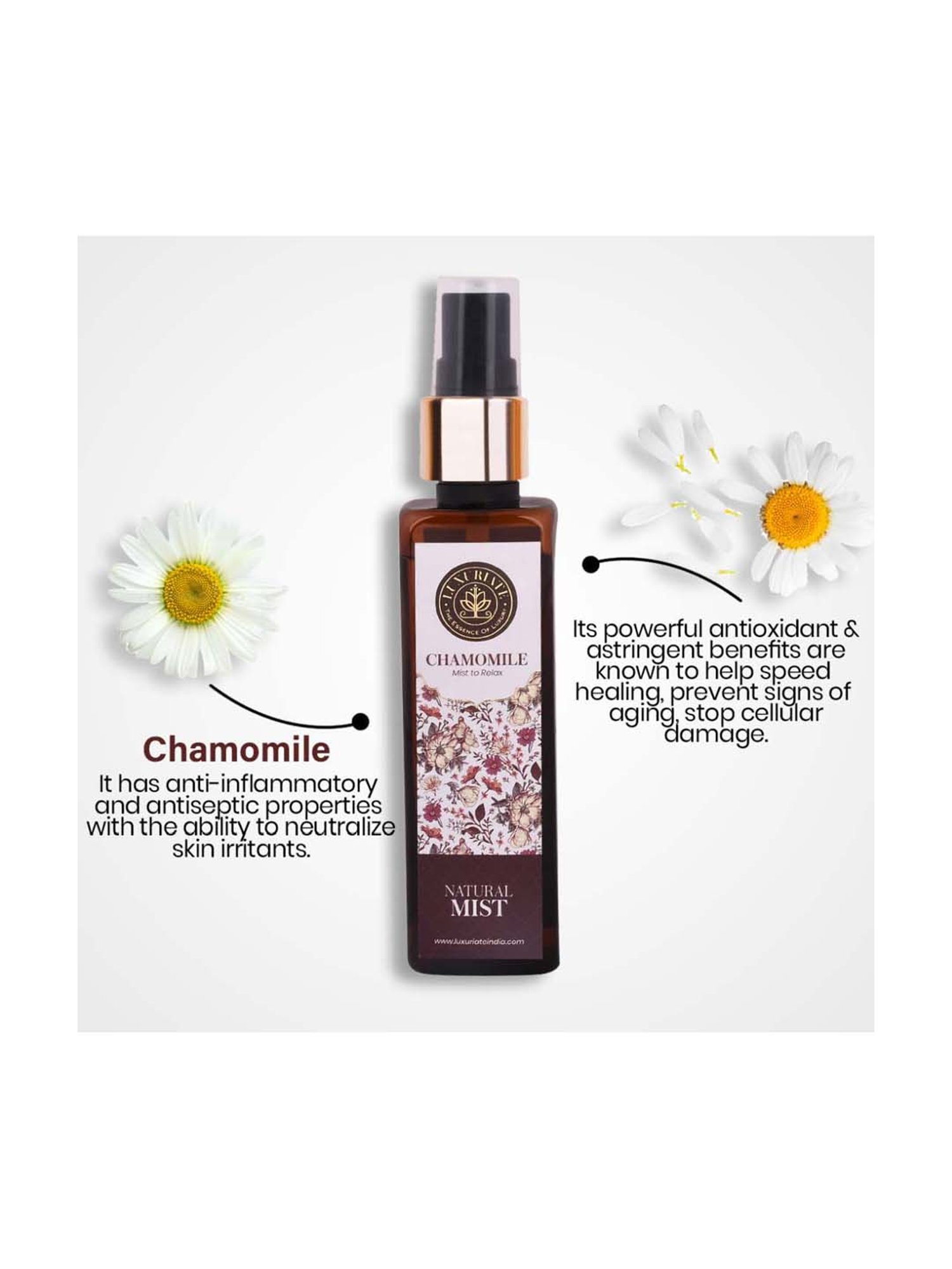 The Love Co. 100% Pure & Natural Rose Water - 100 ml