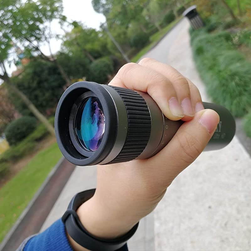 7x32 Metal Monocular Telescope HD Compact Monocular for Bird Watching Sports Travelling Camping Hiking Hunting and Outdoor Activities