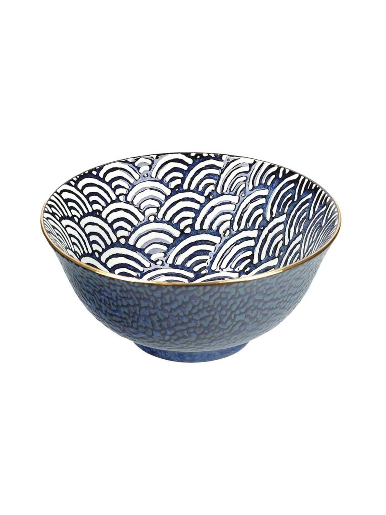 Mikasa Satori Blue Porcelain 16 cm Rice Bowl