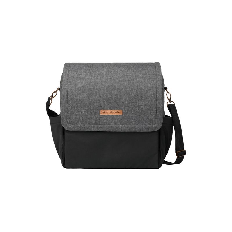 Petunia Pickle Bottom Boxy Diaper Bag - Graphite/ Black