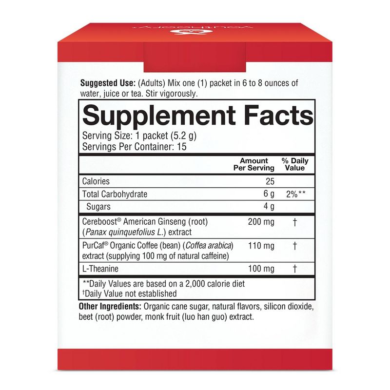 Youtheory Energy Instant-Mix Powder Packets - 15ct