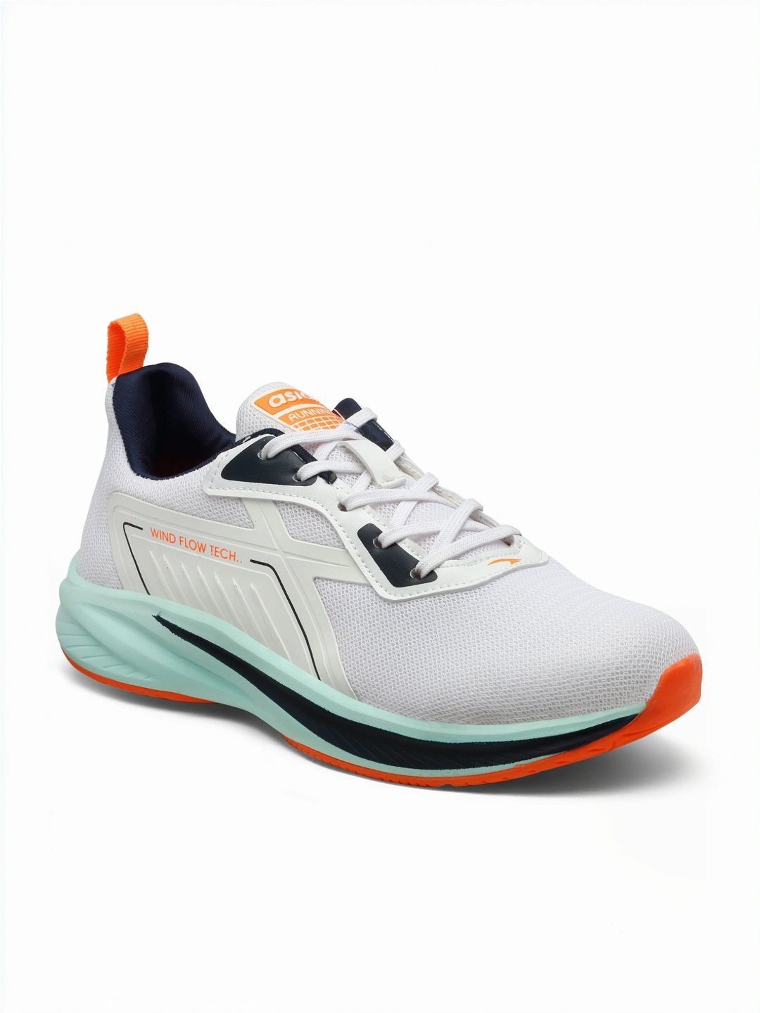 Asian Men's White Running Shoes