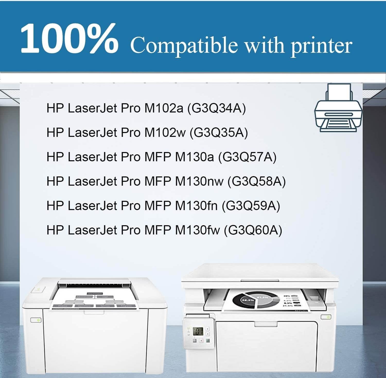Mount-It! Printer Stand Monitor Riser with Drawer, 19 x 13 Inches