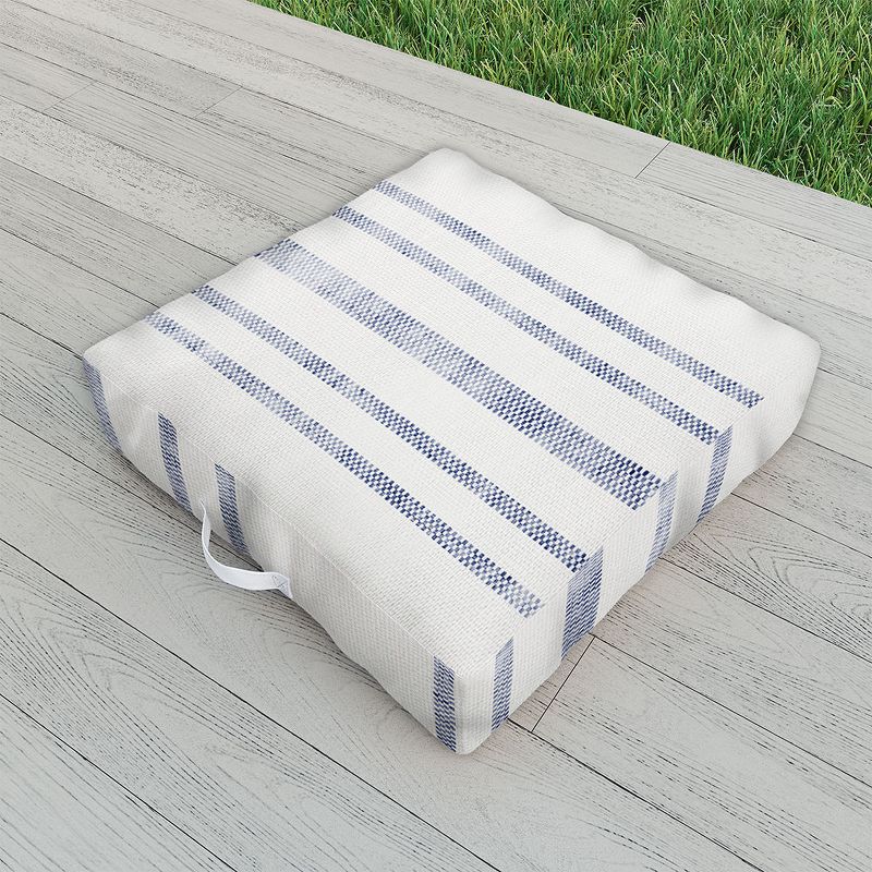 Holli Zollinger AEGEAN MULTI STRIPE Outdoor Floor Cushion - Deny Designs