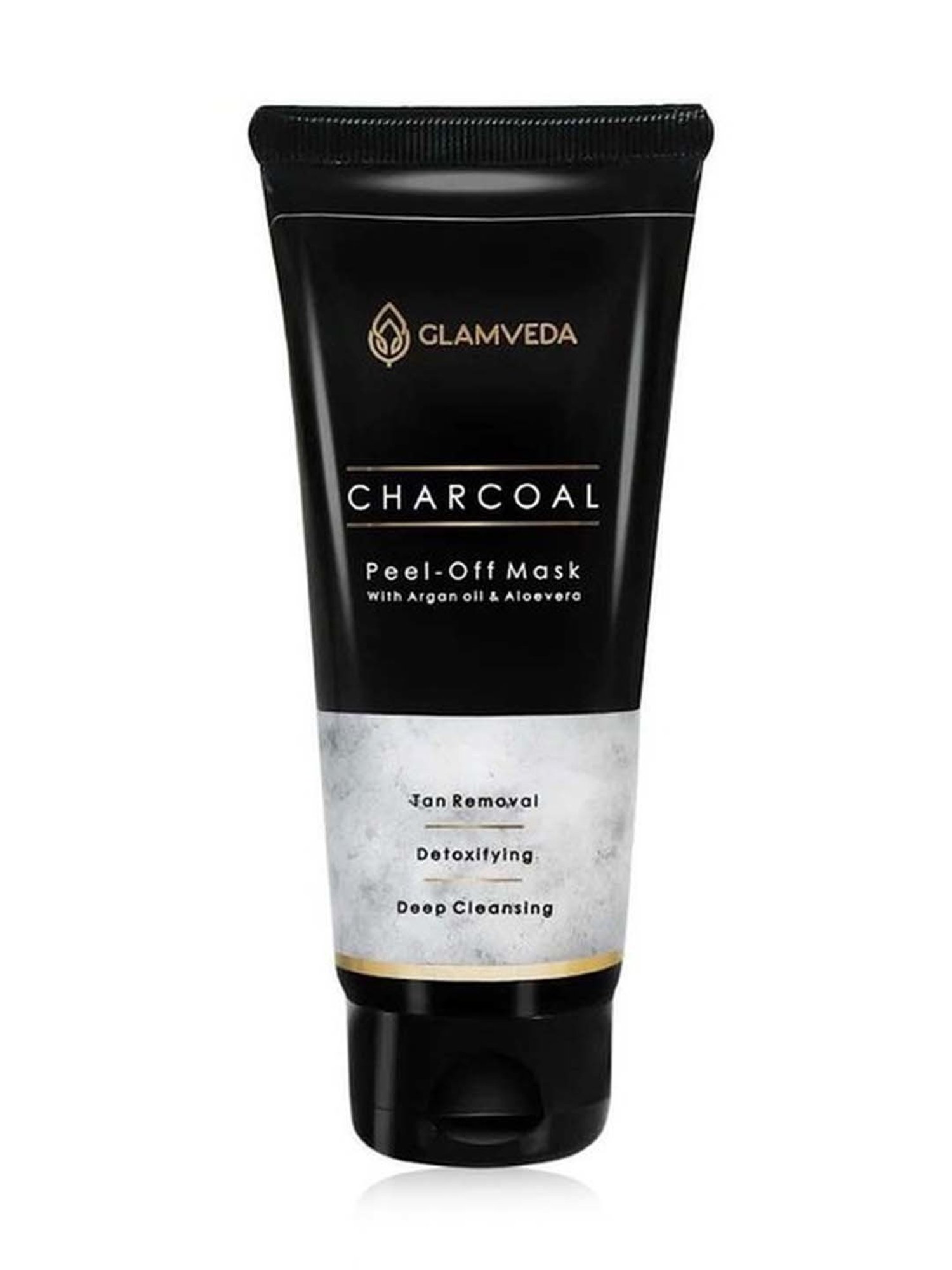 Glamveda Charcoal Peel Off Argan Oil & Aloe Vera Mask - 100 gm