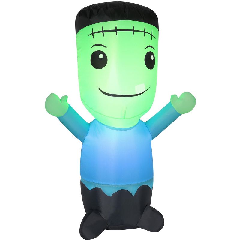 Occasions 5' Inflatable Monster, 5 ft Tall, Multicolored