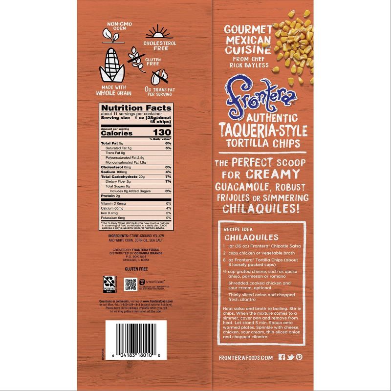 Frontera Authentic Taqueria Tortilla Chips - 12oz/12pk