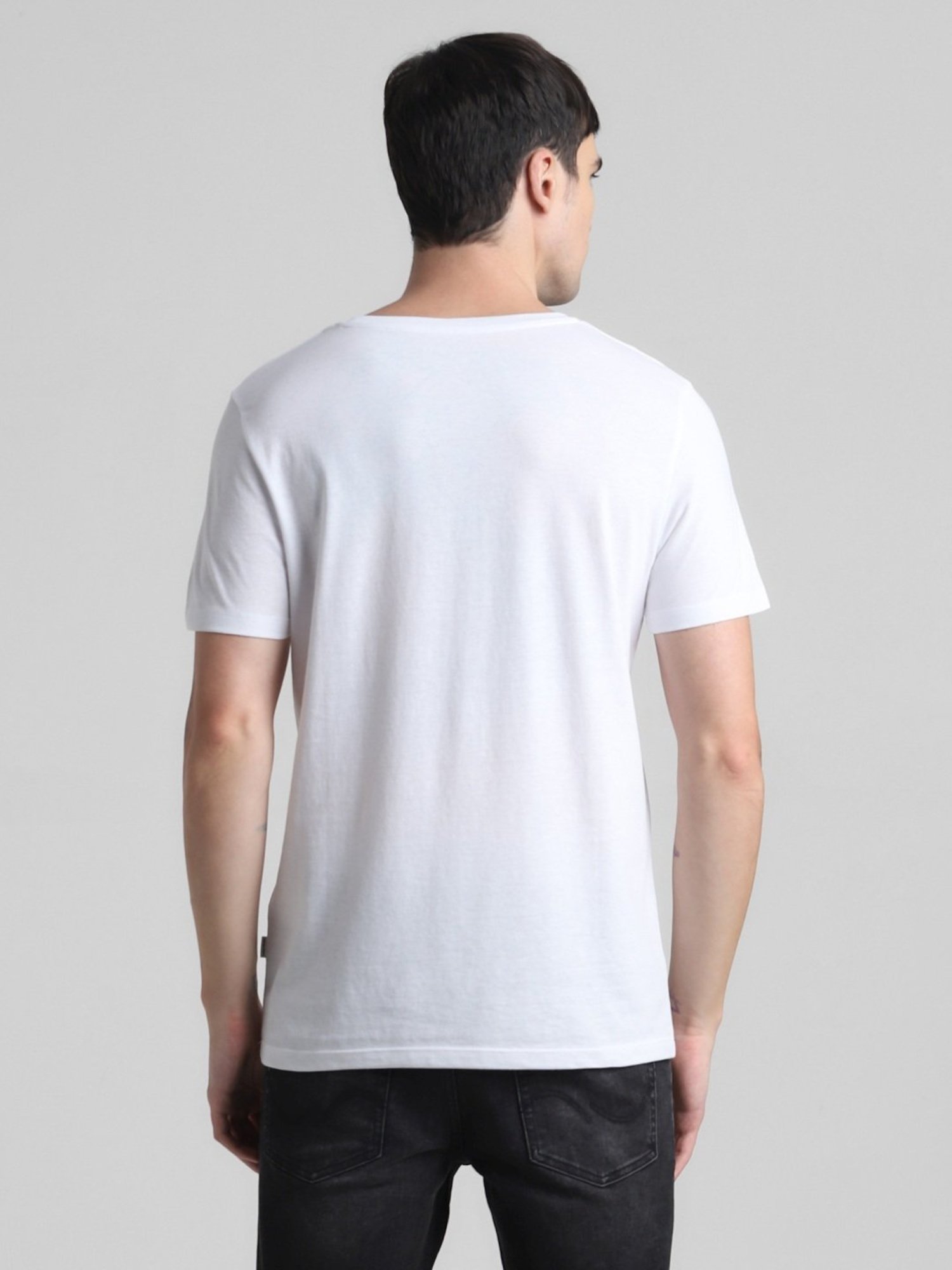 Jack & Jones White Slim Fit T-Shirt