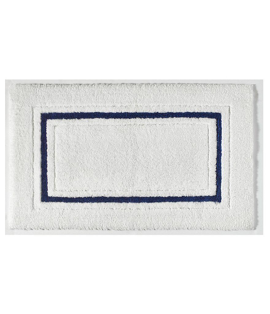 Kassatex Framed Stripe Bath Rug